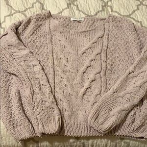 Brand new Woven Heart cable knit sweater